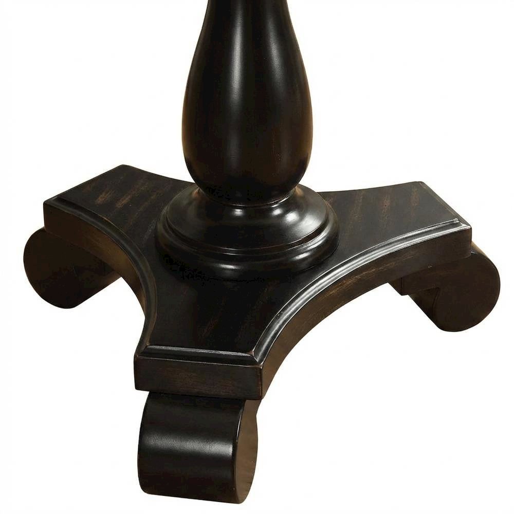 Black, Pedestal Table, Pedestal Base, Quality Build