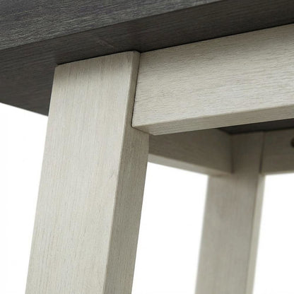 Grey, End Side Table, Open Shelf, Quality Build, Durable Wood Frame