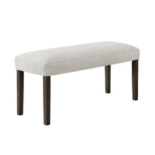 Sorlen Contemporary Upholstered Dining Bench, Gray