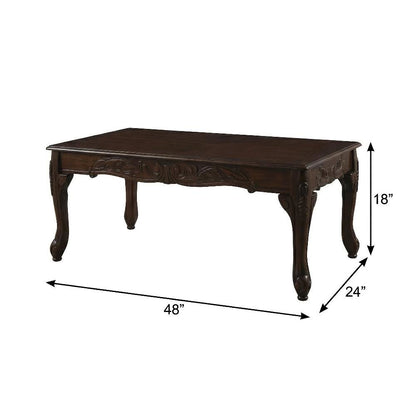 Dark Cherry 3-Piece Wood Coffee and End Table Set with Durable Finish