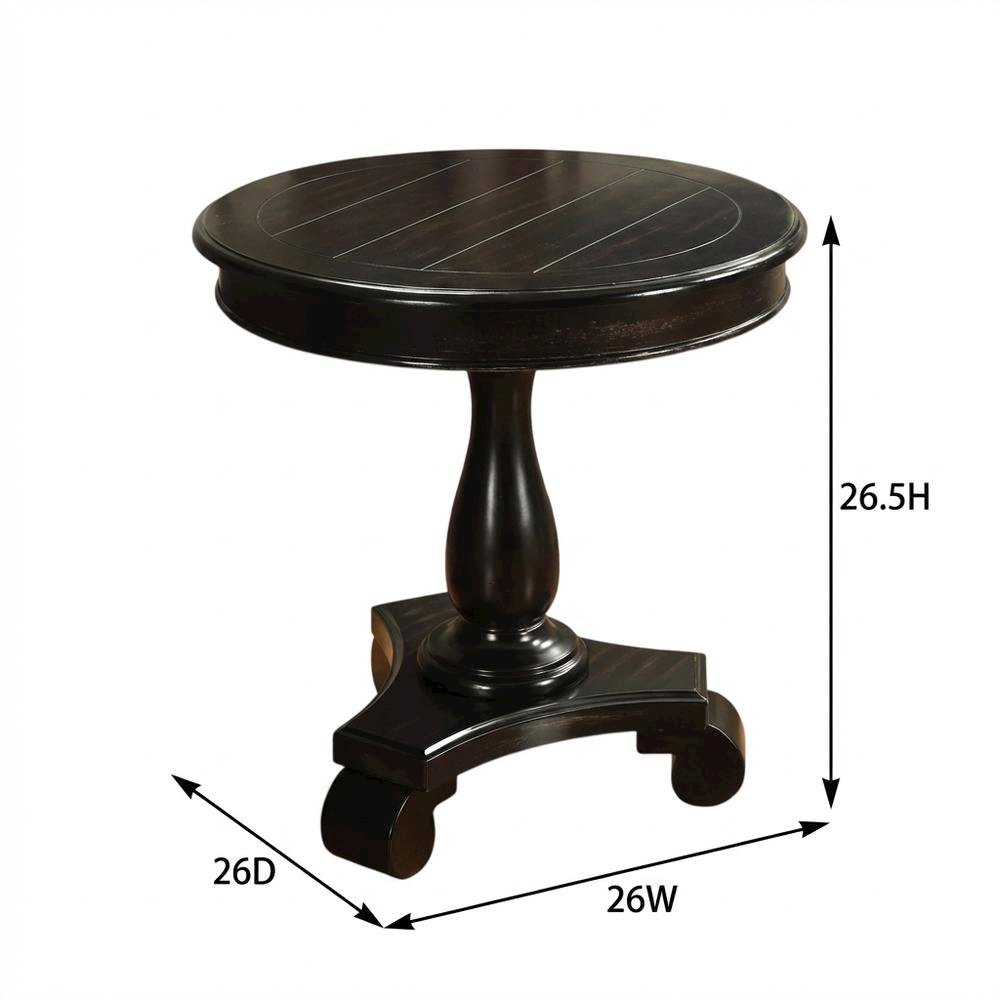 Black, Pedestal Table, Pedestal Base, Quality Build