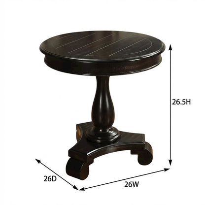 Black, Pedestal Table, Pedestal Base, Quality Build