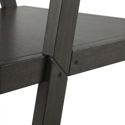 Brown, End Side Table, Open Shelf, Quality Build, Durable Wood Frame