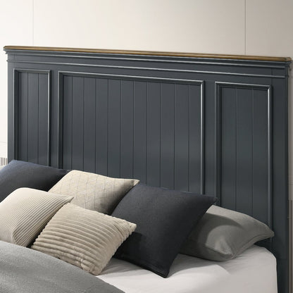 Clelane Wood Bedroom Set Panel Queen Bed, Dresser, Mirror, Nightstand, Chest