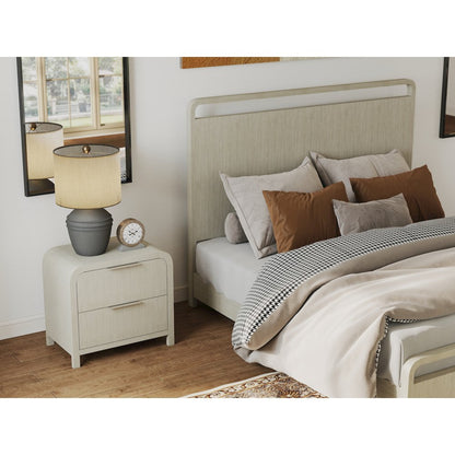 Tavari 4-PC Queen Bedroom Set with Bed, Dresser, Mirror, Nightstand, Light Gray
