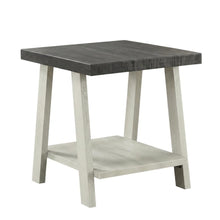 Grey, End Side Table, Open Shelf, Quality Build, Durable Wood Frame