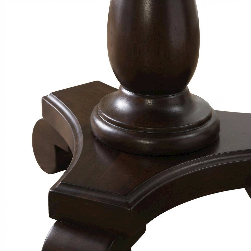 Espresso, Pedestal Table, Pedestal Base, Quality Build