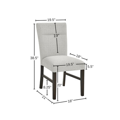 Sorlen Modern 6-Piece Dining Set, 3D Faux Concrete Table with 4 Chairs and Bench