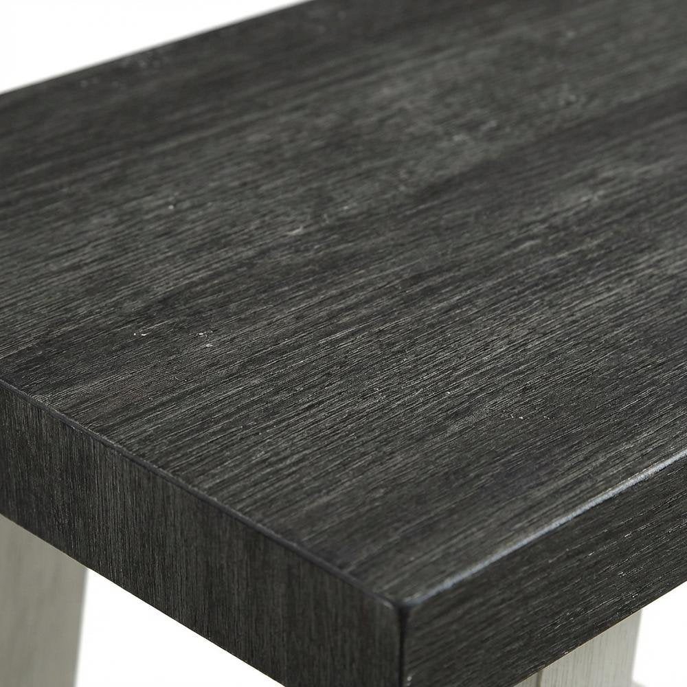 Grey, Side Table, Open Shelf, Quality Build, Durable Wood Frame