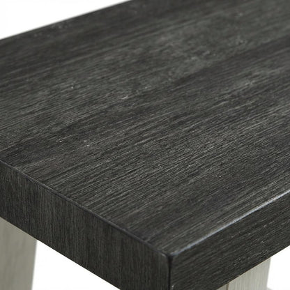 Grey, Side Table, Open Shelf, Quality Build, Durable Wood Frame