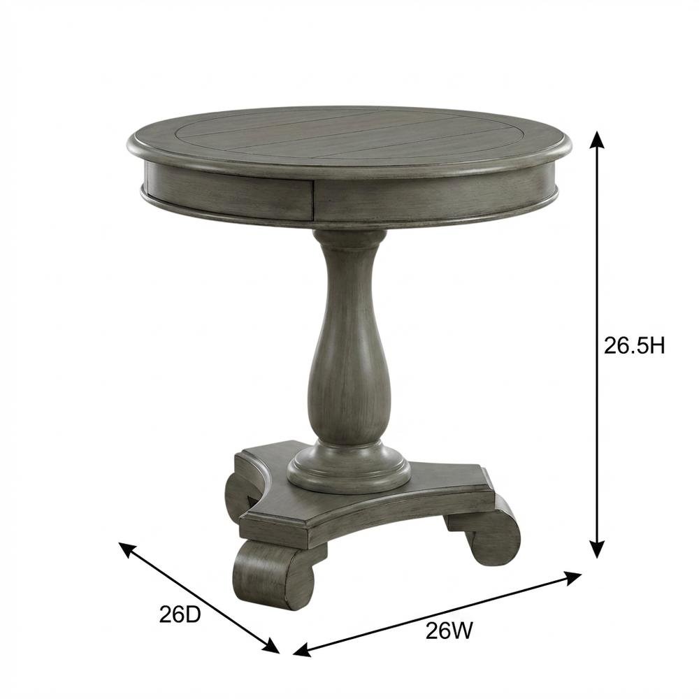 Grey, Pedestal Table, Pedestal Base, Quality Build