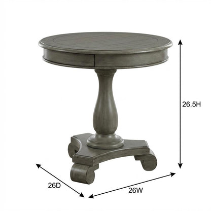 Grey, Pedestal Table, Pedestal Base, Quality Build