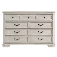 Maderne Wood 7-Drawer Dresser, Antique White Finish