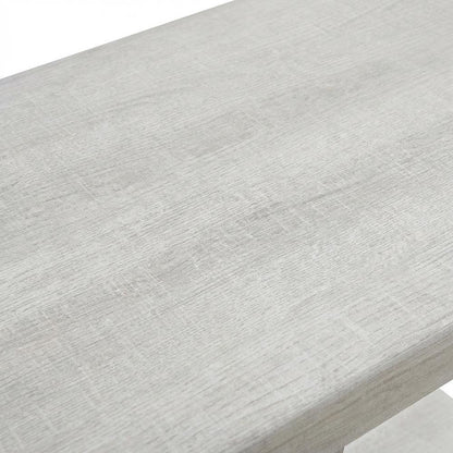 White, Side Table, Open Shelf, Quality Build, Durable Wood Frame