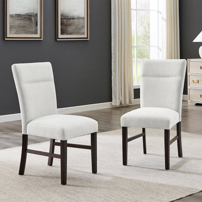Cavira Modern Faux Marble Dining Table with 6 Chairs