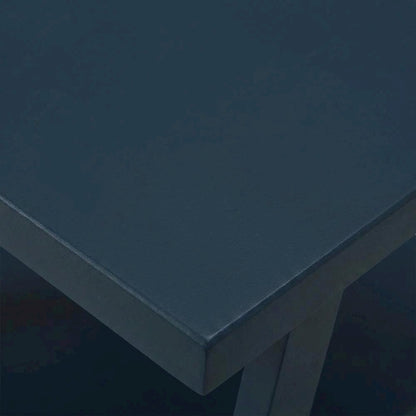 Navy Blue Wood Shelf End Table with Modern Design and Sturdy Construction