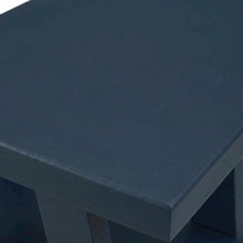 Navy Blue, Side Table, Open Shelf, Quality Build, Durable Wood Frame