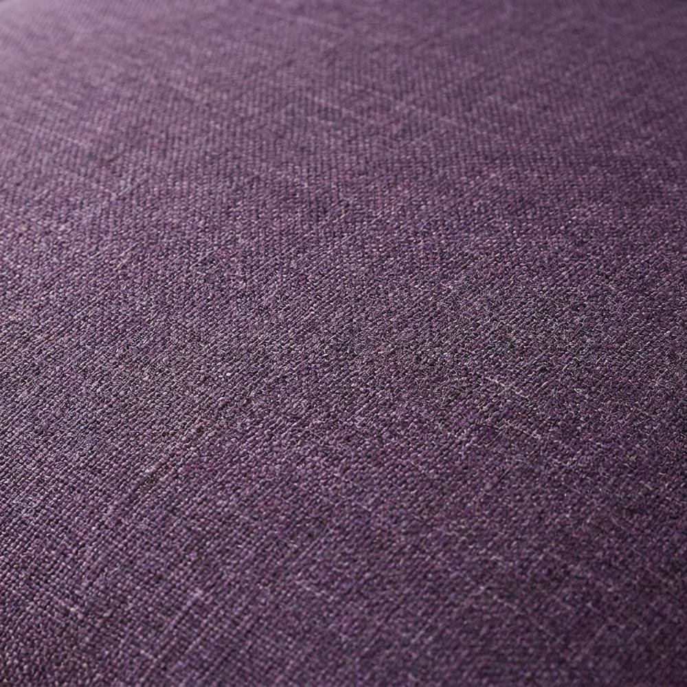 Solid Wood Tufted Parsons Upholstered Fabric Dining Chairs, Purple, Set of 2