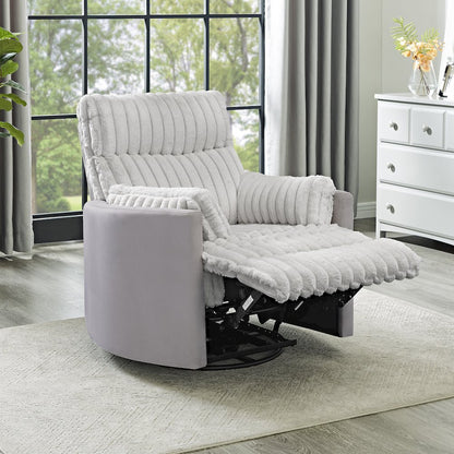 Bocaton Wide Wale Corduroy Upholstery Manual Recliner