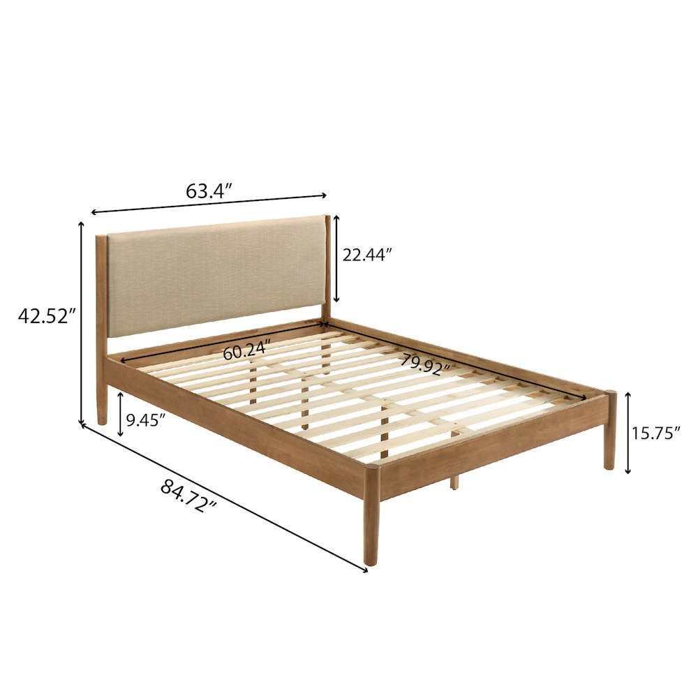 Vichy 5-Pc Bedroom Set with Queen Bed, Dresser, Mirror, Nightstand, Chest