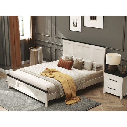 Realynn 4-PC Queen Wood Bedroom Set, Off-White Finish