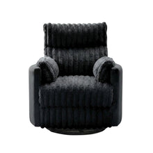 Wide-Wale Corduroy Manual Recliner Chair with Overstuffed Seat for Adults, White