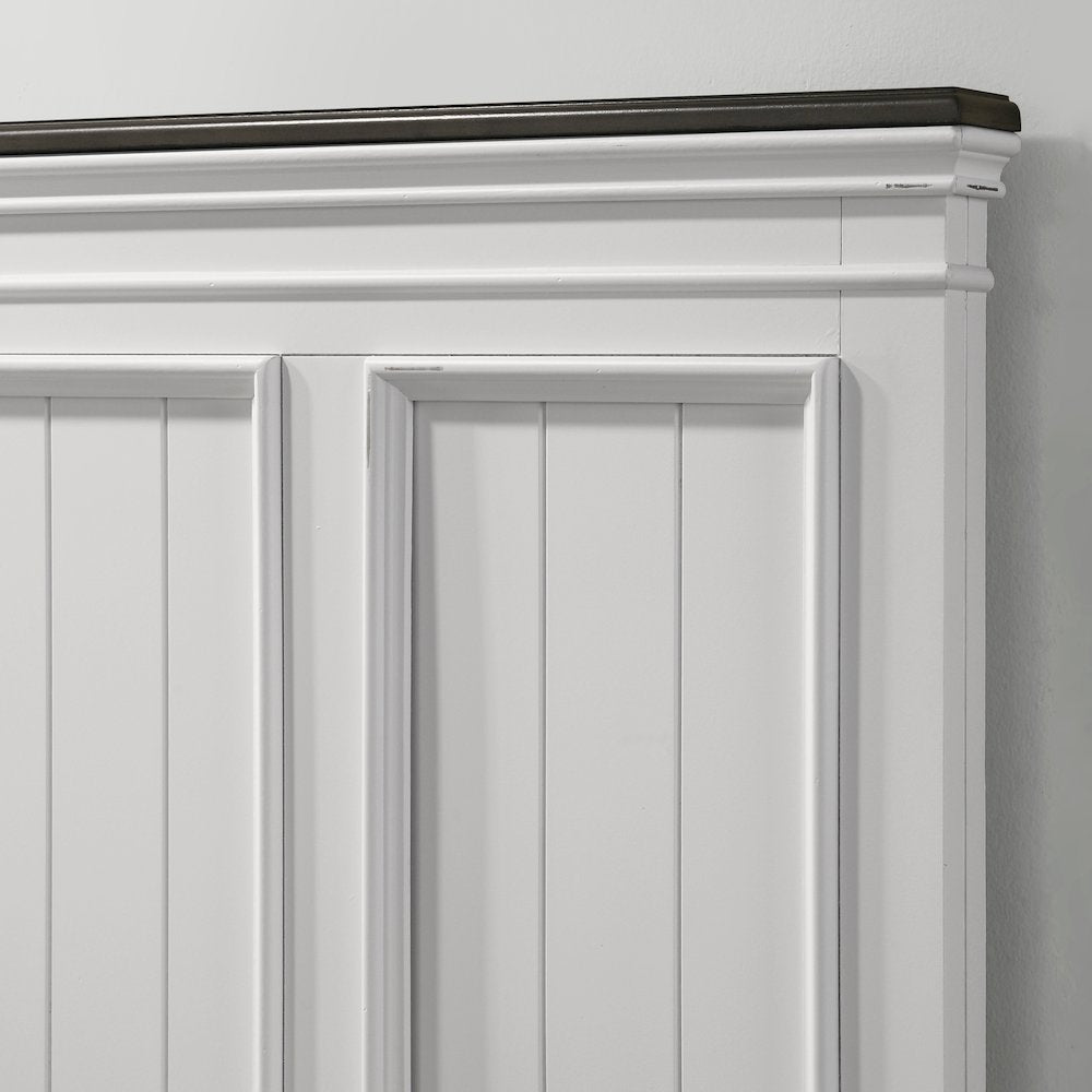 Clelane Wood Bedroom Set Panel Queen Bed, Dresser, Mirror, and Nightstand