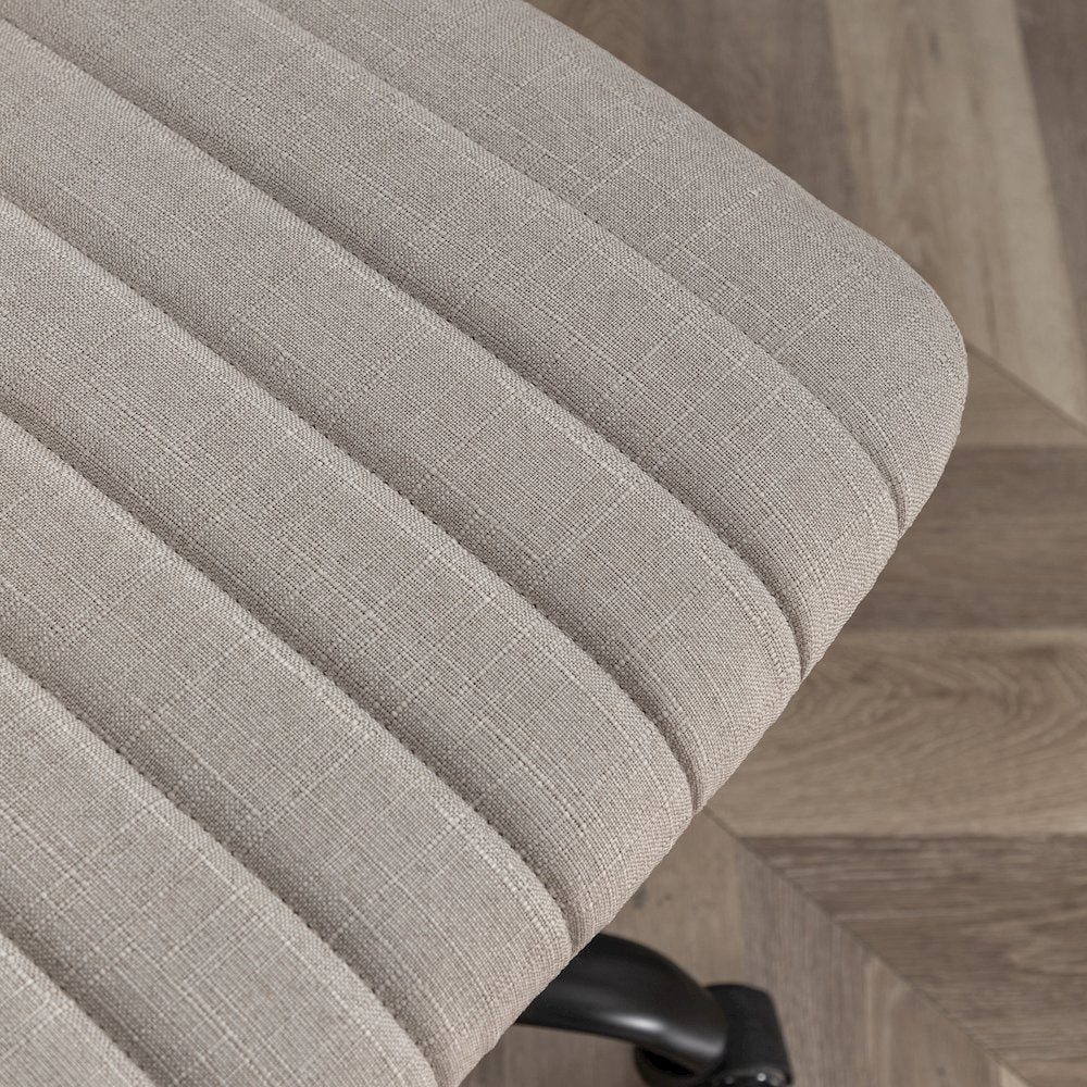 Masar Fabric Swivel Office Chair, Gray