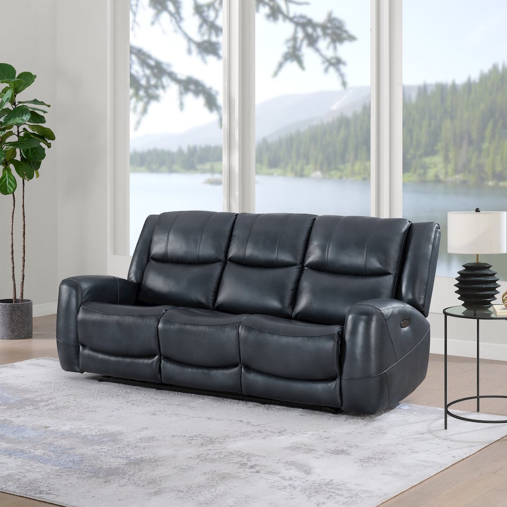 Cozura 3-Piece Leather Power Recling Living Room Set