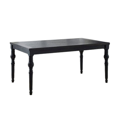 Gray Dining Table Set for 6 with Bench and Chairs, For Kitchen or Dining Areas