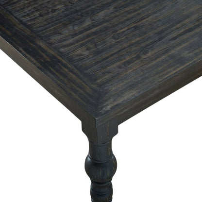 Gray Dining Table Set for 6 with Bench and Chairs, For Kitchen or Dining Areas