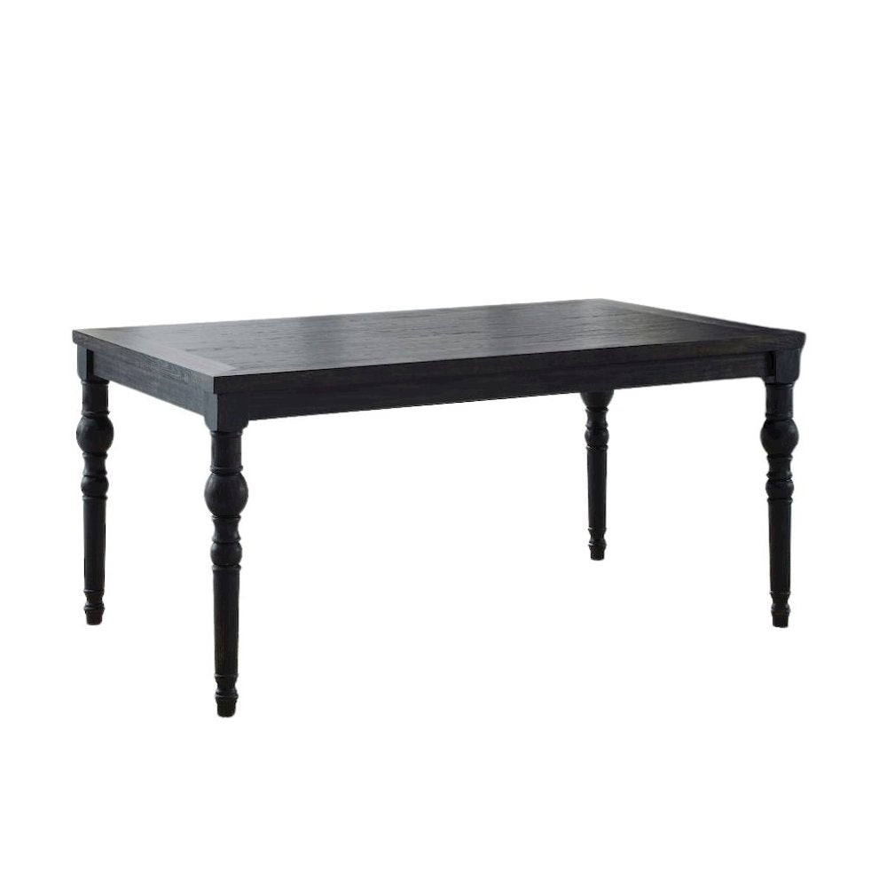 Gray Dining Table with Chairs Set for 6, Kitchen and Dining Room Set