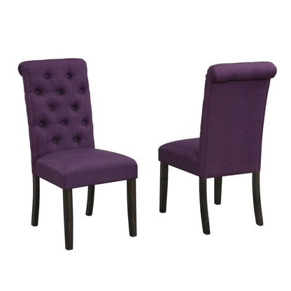 Purple Dining Table Set for 6 with Bench and Chairs, For Kitchen or Dining Areas