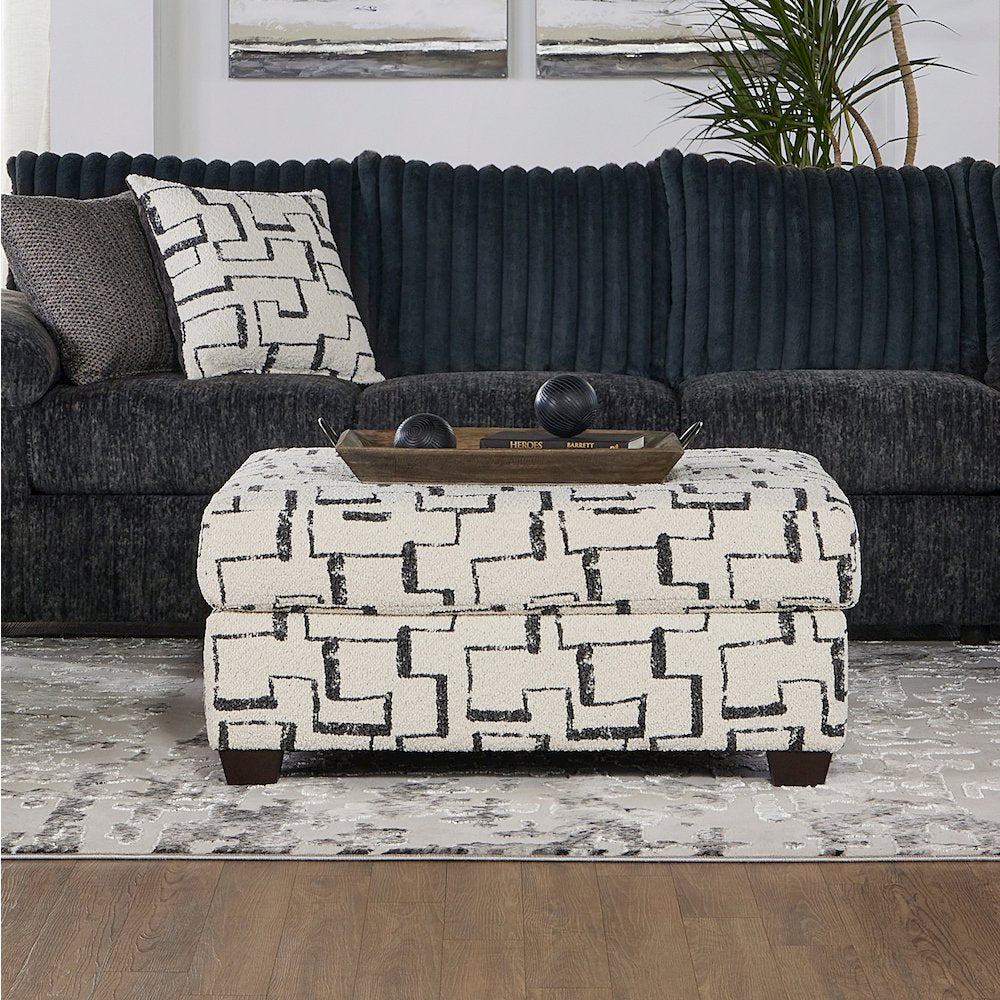 Nason Wide Wale Corduroy Living Room 4-Piece Sofa Set, Charcoal