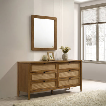 Vichy 5-Pc Bedroom Set with Queen Bed, Dresser, Mirror, Nightstand, Chest
