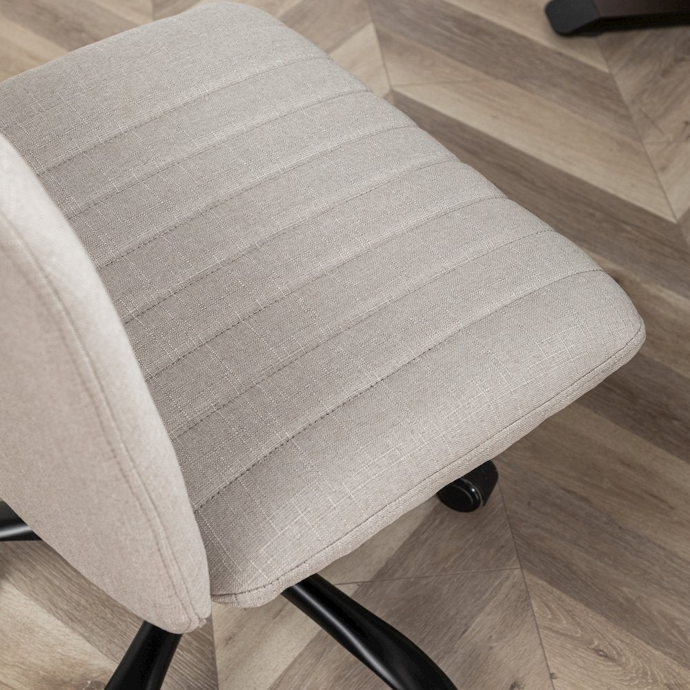 Masar Fabric Swivel Office Chair, Gray