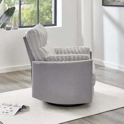 Bocaton Wide Wale Corduroy Upholstery Manual Recliner