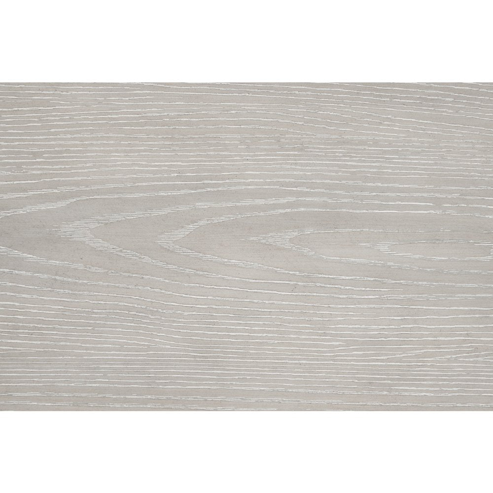 Seluna 6-Drawer Bedroom Dresser with Mirror, Gray Oak Finish