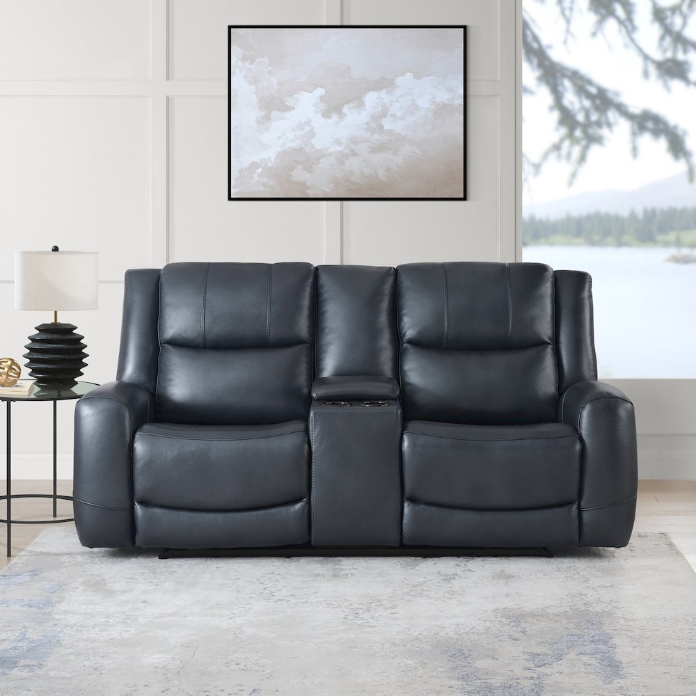 Cozura 3-Piece Leather Power Recling Living Room Set