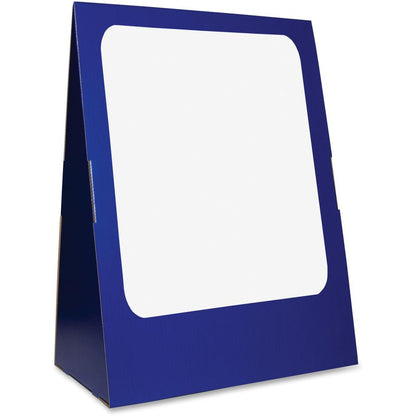 Flipside Deluxe Dry-erase Spiral-bound Chart - 33" Height x 24" Width x 14" Depth - Portable, Floor, Tabletop - Blue, White
