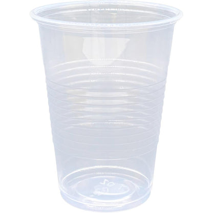 Genuine Joe 7 oz Transparent Beverage Cups - 100 / Pack - 25 / Carton - Clear - Plastic - Beverage, Cold Drink