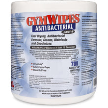 2XL GymWipes Antibacterial Towelettes Bucket Refill - 6" x 8" - White - 700 Per Bag - 1 Each