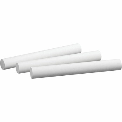 Prang White Chalk Sticks - 3.3" Length - 0.4" Diameter - White - 12 / Box - Non-toxic