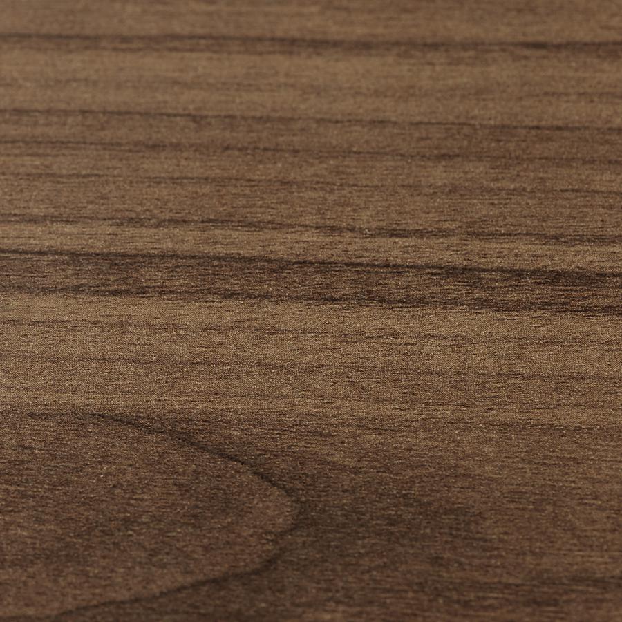 Lorell Fortress Series Left-Pedestal Return - Rectangle Top - 42" Table Top Width x 24" Table Top Depth x 1.12" Table Top Thickness - 29.50" HeightAssembly Required - Black Walnut, Laminated, Walnut -