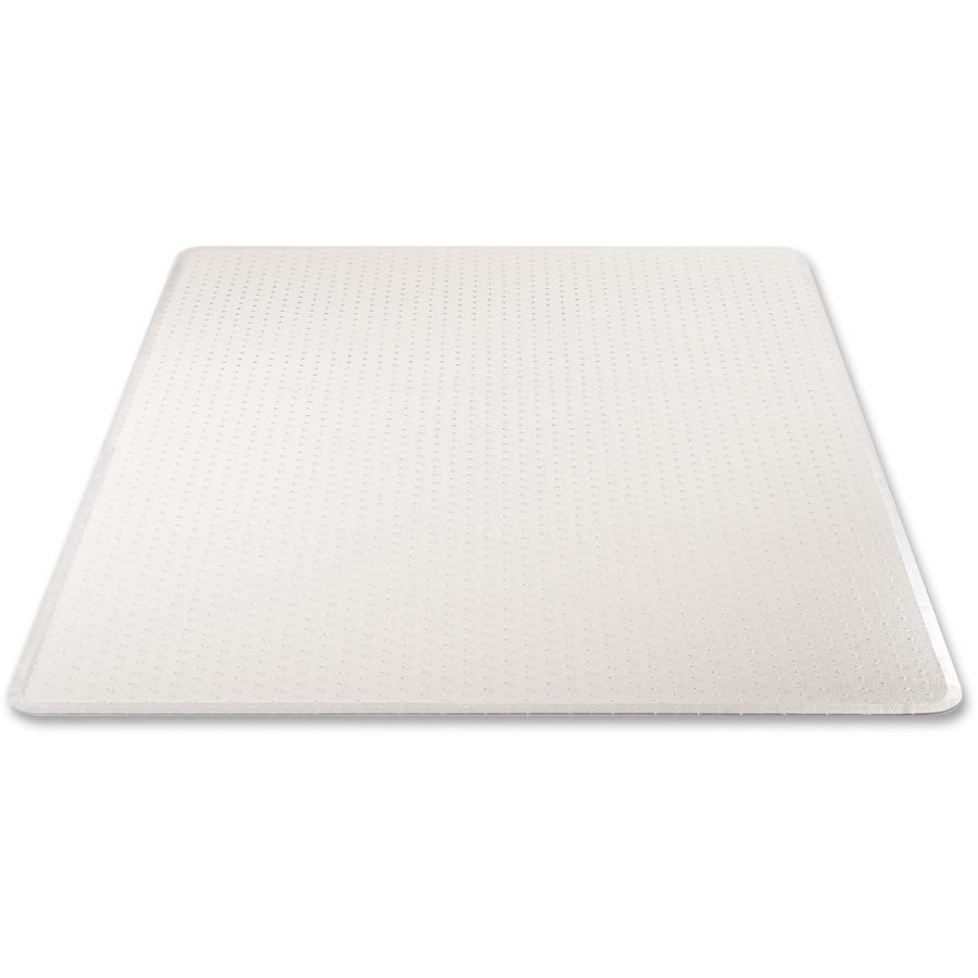 Deflecto ExecuMat for Carpet - Carpeted Floor - 60" Length x 60" Width x 0.333" Thickness - Vinyl - Clear - 1Each