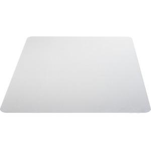 Lorell Big & Tall Chairmat - Hard Floor, Vinyl Floor, Tile Floor, Wood Floor - 60" Length x 46" Width x 0.133" Thickness - Rectangular - Polycarbonate - Clear - 1Each