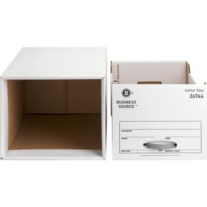 Business Source Stackable File Drawer - Internal Dimensions: 12.25" Width x 23.50" Depth x 10.25" Height - External Dimensions: 14" Width x 25.3" Depth x 11.5" Height - Media Size Supported: Letter -