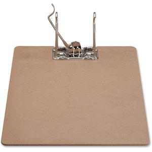 Business Source Lever Archboard - 2" Clip Capacity - 8 1/2" x 14" - Lever Arch - Hardboard - Brown - 1 Each