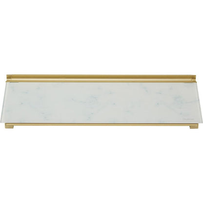 Quartet Glass Dry-Erase Desktop Computer Pad - 6" (0.5 ft) Width x 18" (1.5 ft) Height - Marble Glass Surface - Rectangle - Horizontal - Desktop - 1 Each