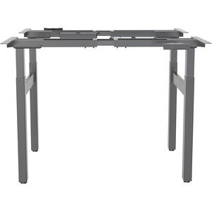 Lorell 2-Tier Sit/Stand Double Base - 220 lb Capacity - 28.30" to 46" Adjustment - 71" Height x 42.50" Width x 22" Depth - Assembly Required - 1 Each